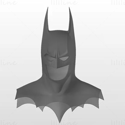 Modèle d'impression 3D du casque Batman STL