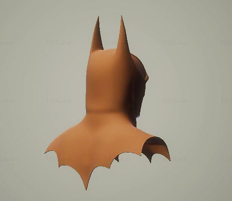 Batman Helmet 3D Printing Model STL