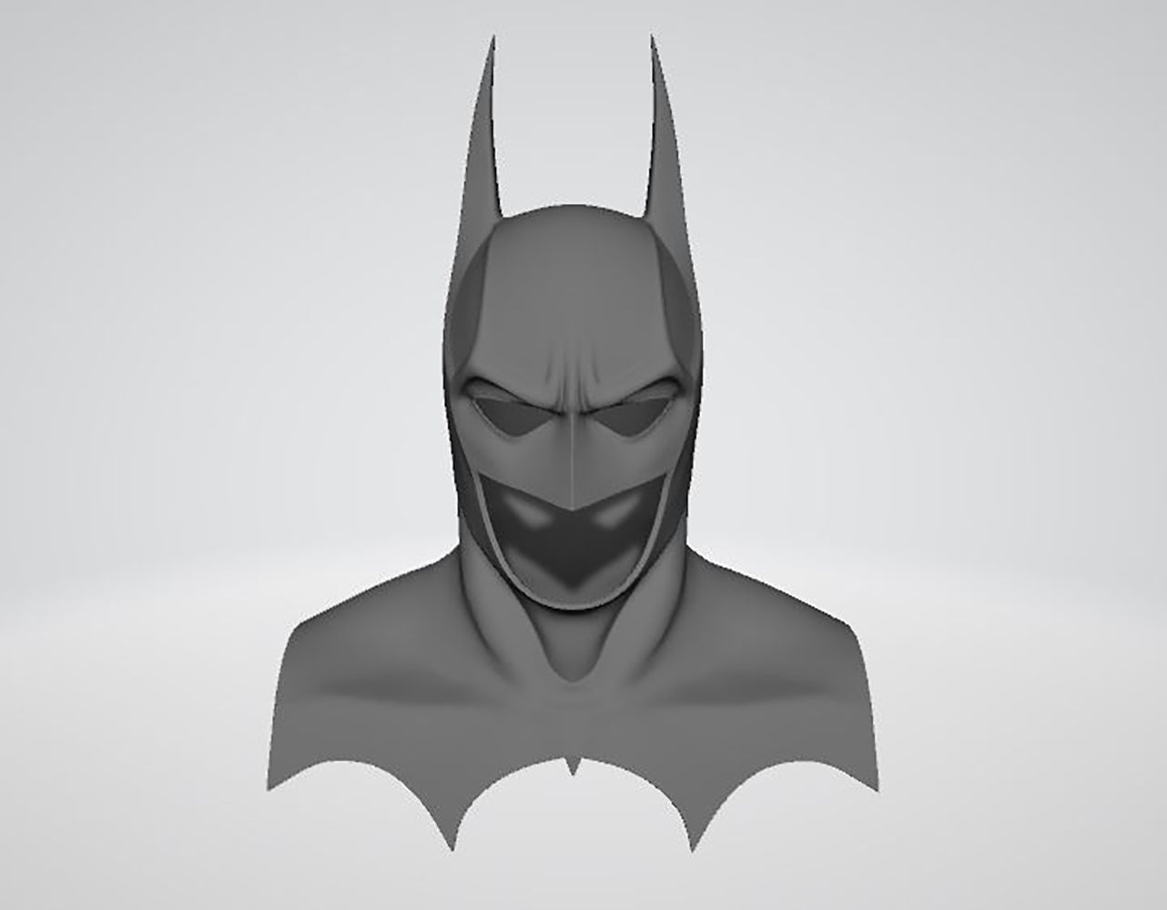 Batman Helmet 3D Printing Model STL