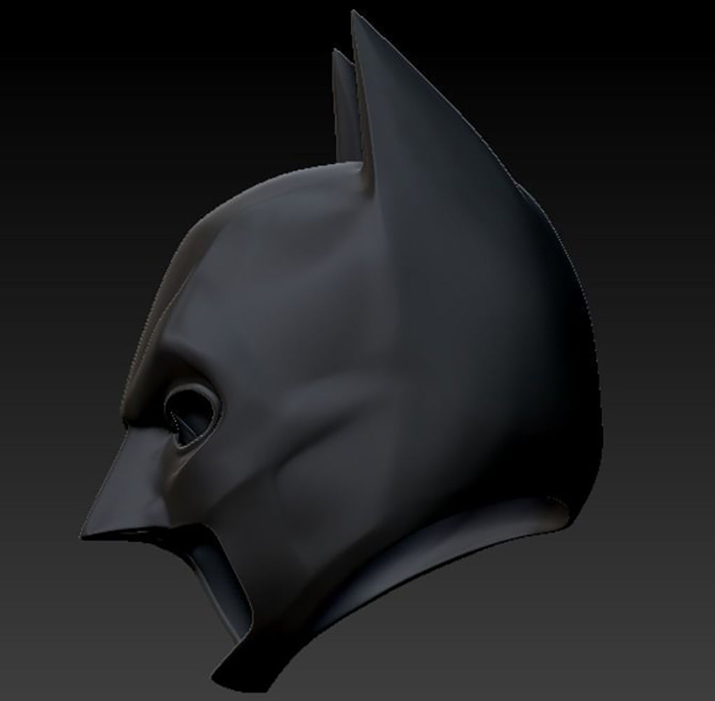 Batman Helmet 3D Printing Model STL