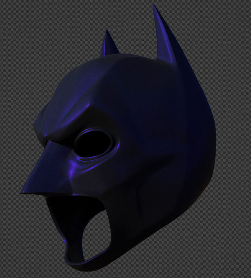 Batman-helm 3D-printmodel STL
