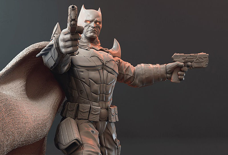 Batman Hold Gun 3D-printmodel