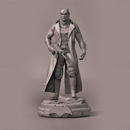 Batman Knightmare from DC 3D Model Ready to Print STL