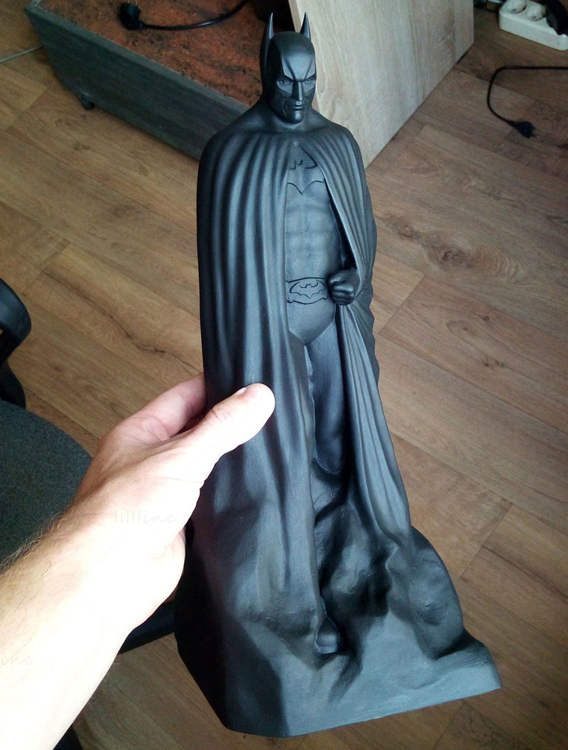 Modelo 3D da Estátua Memorial do Batman Pronto para Imprimir STL