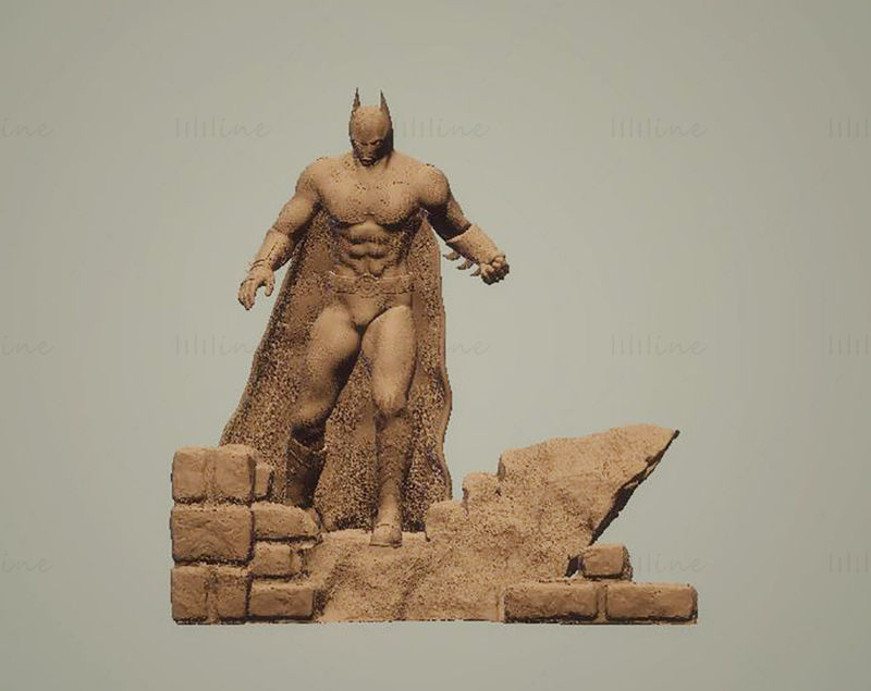 Batman Michael Keaton 3D-printmodel STL
