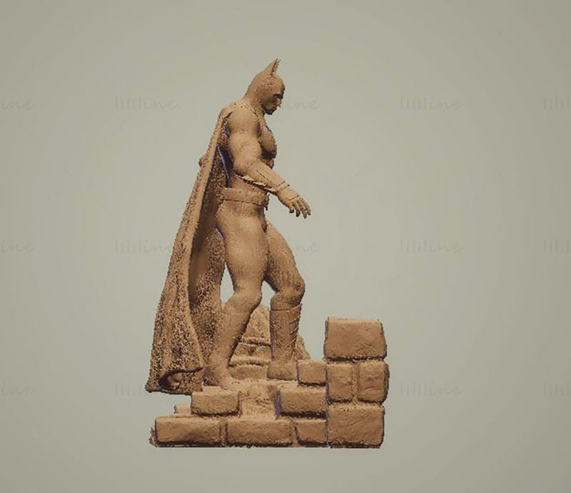 Batman Michael Keaton 3D-printmodel STL