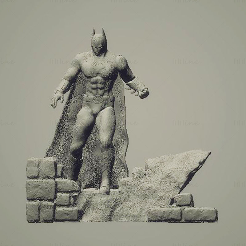 Batman Michael Keaton 3D nyomtatási modell STL