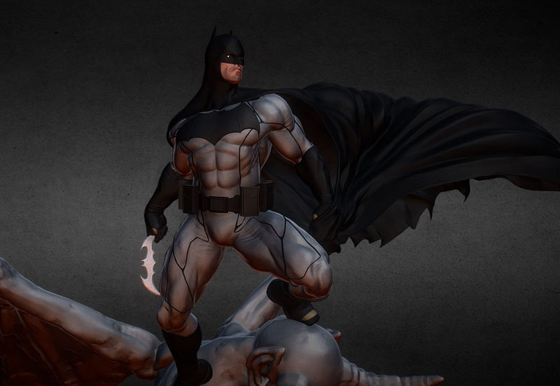 Batman on Devil 3D tisk Model STL