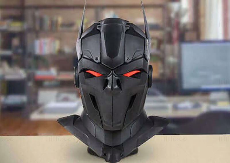 Modelo de impresión 3D de Batman Robot Helmet