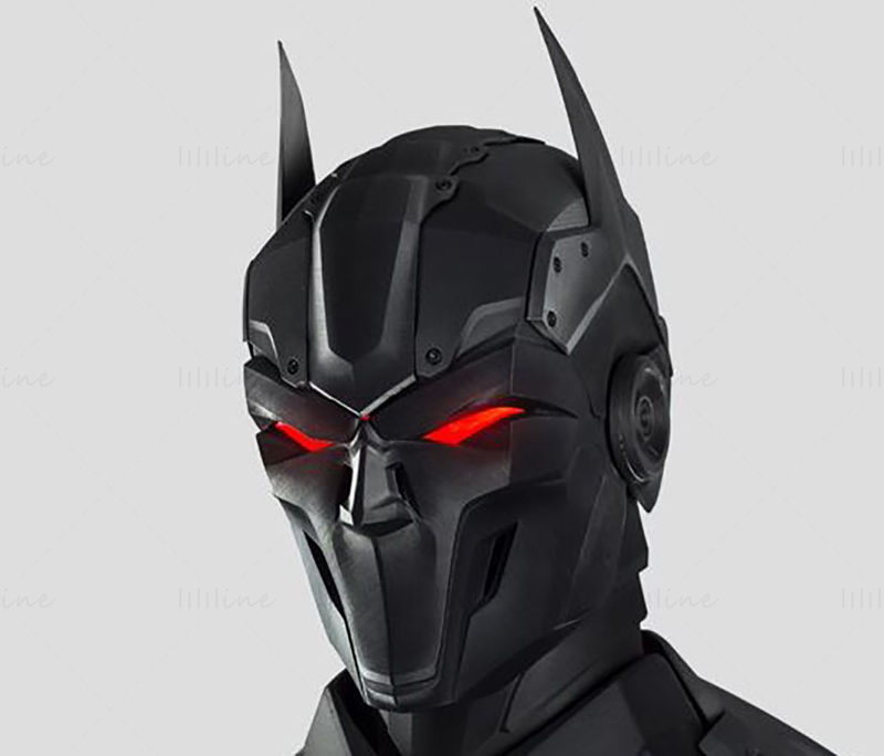 Modelo de impresión 3D de Batman Robot Helmet