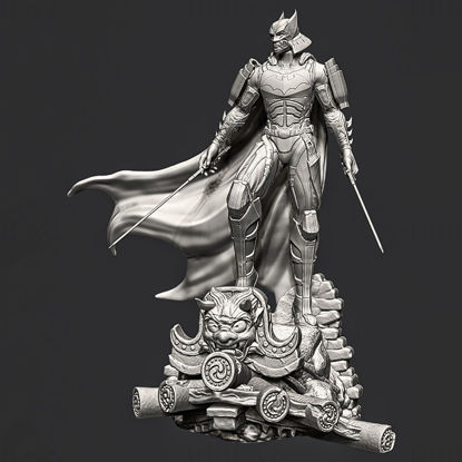 Batman Samurai 3D Model Ready to Print STL
