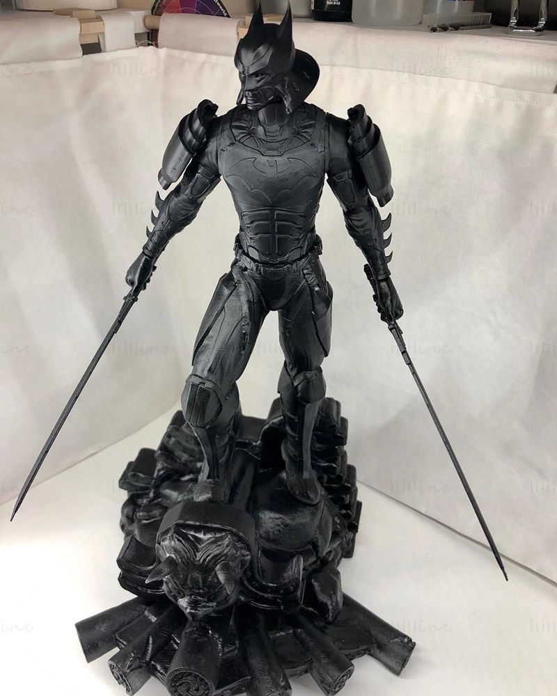 3D модел на Батман Самурай, готов за печат STL
