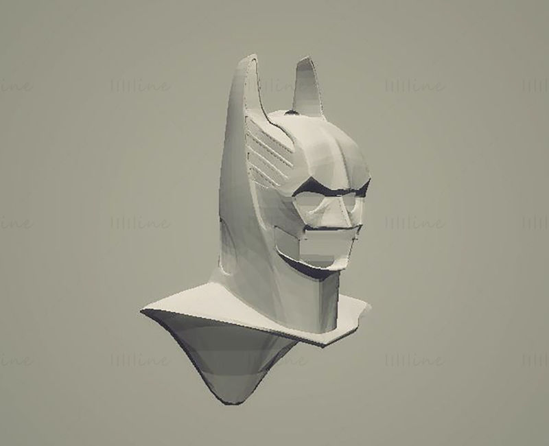 Modèle d'impression 3D Batman Sonar Cowl STL