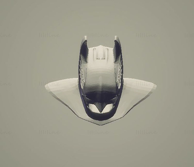 Batman Sonar Cowl Modelo de impresión 3D STL
