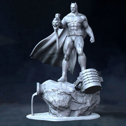 Batman Statue Lampe Impression 3D Modèle STL