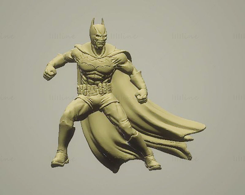 Batman Statues 3D Model Ready to Print STL
