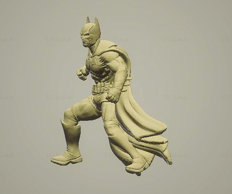 Batman Statues Modèle 3D prêt à imprimer STL