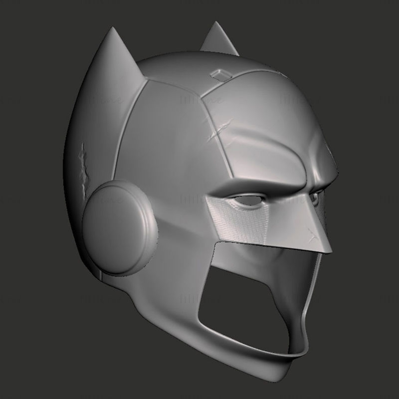 Batman TelltaleBat Helmet 3D Printing Model STL