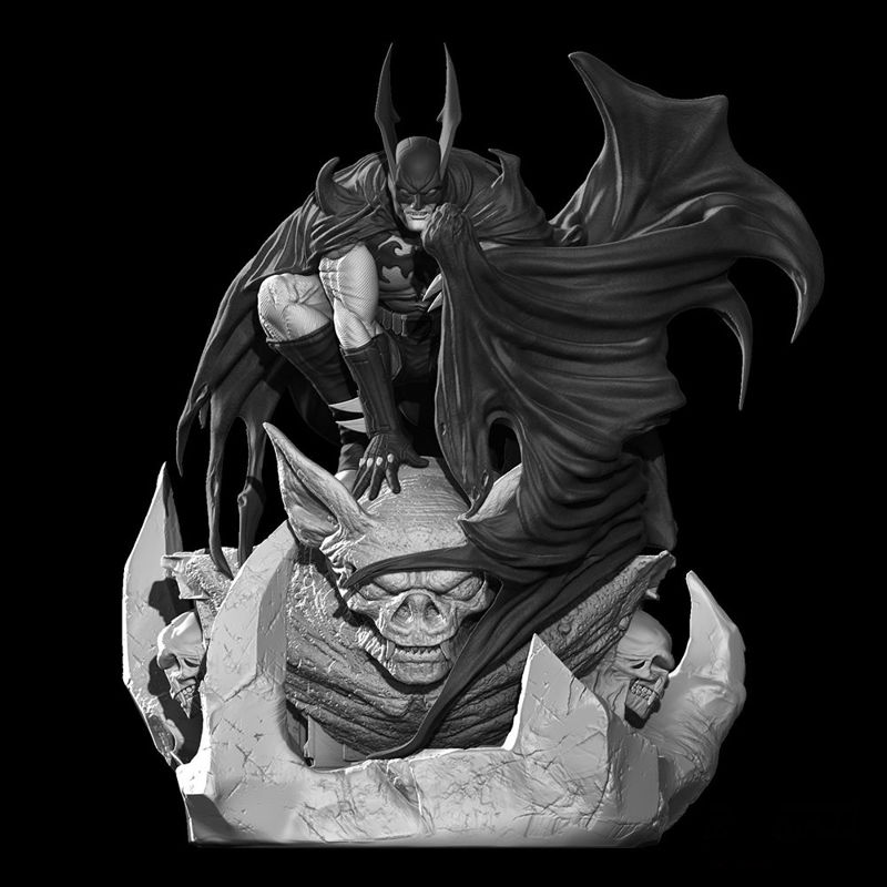Batman Vampire 3D-printmodel STL