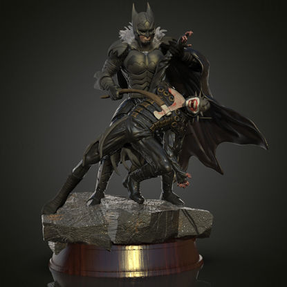 Batman vs Coringa Modelo 3D Pronto para Imprimir STL