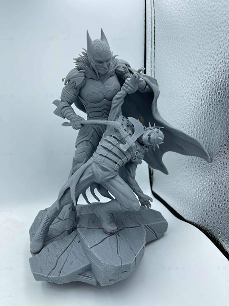 Batman vs Joker 3D Model Ready to Print STL