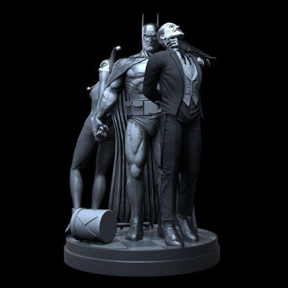 Batman vs Joker Haley Quinn 3D Printing Model STL