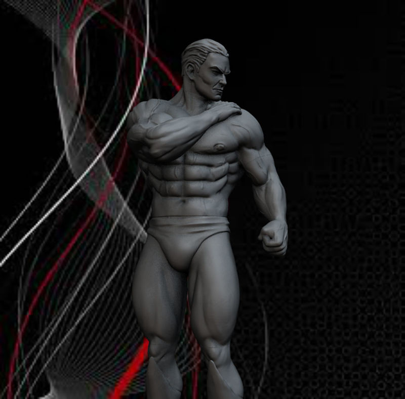 Измит 3D модел на Батман, готов за печат STL