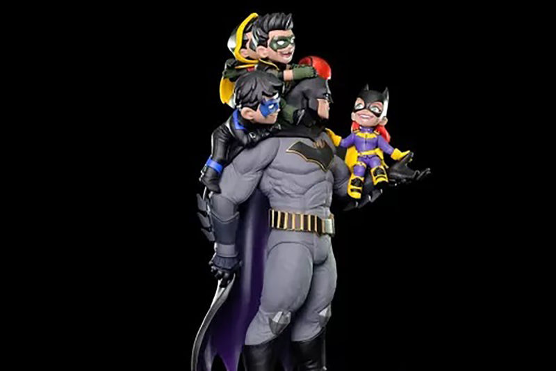 Batman con niños Modelo de impresión 3D STL