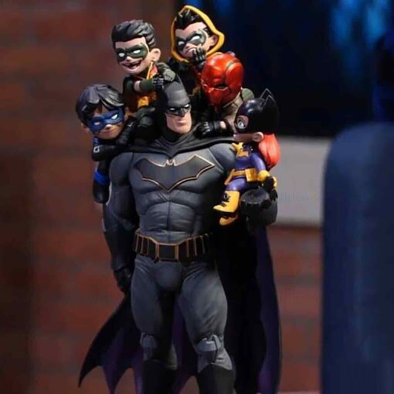 Batman con niños Modelo de impresión 3D STL