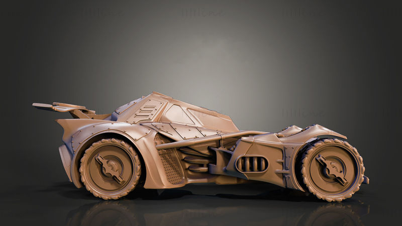 BatMobile 3D Printing Model STL