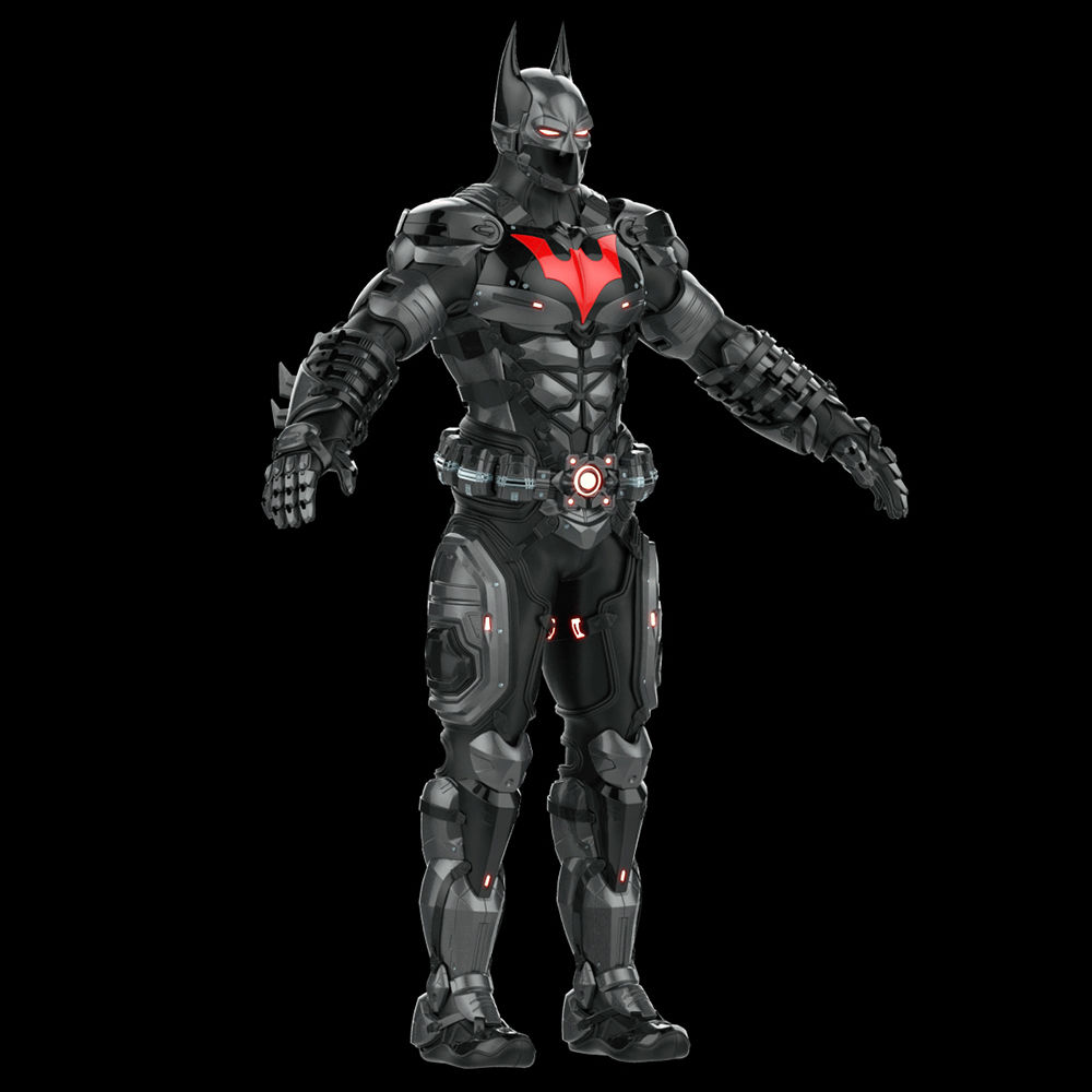 Batsuit Armor De Batman Beyond Modèle Dimpression 3d 