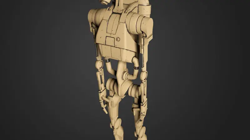 Battle Droid Figürleri 3D Model Baskıya Hazır STL