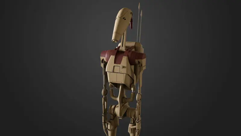 Battle Droid Figürleri 3D Model Baskıya Hazır STL