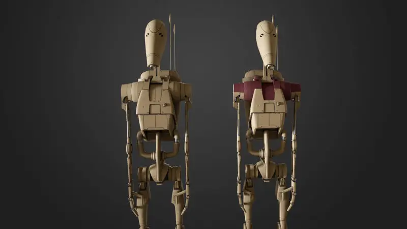 Battle Droid Figürleri 3D Model Baskıya Hazır STL