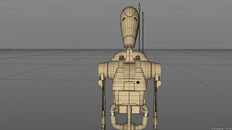 Battle Droid Figürleri 3D Model Baskıya Hazır STL