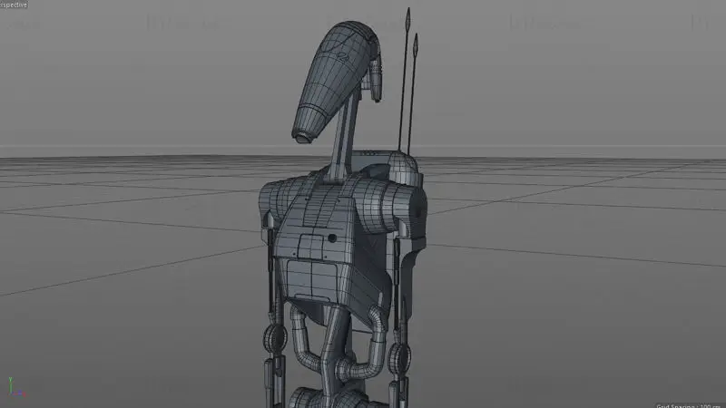 Battle Droid Figürleri 3D Model Baskıya Hazır STL