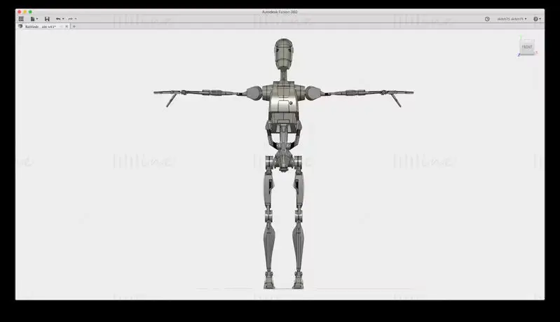 Figurky Battle Droide Star Wars 3D tisk Model STL