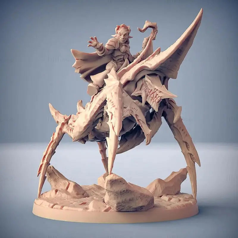 Bitevní kreveta Zeek Mounted Heroes 3D Print Model STL