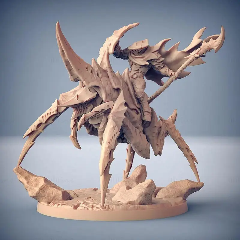 Battle-Prawn Zeek Mounted Heroes 3D Print Model STL