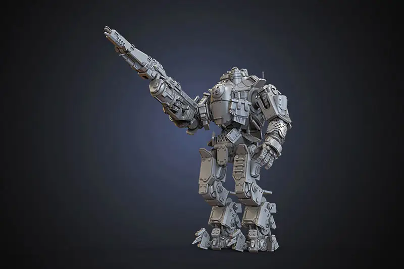 Bitevní robot Atlas Titan Figure 3D tiskový model STL