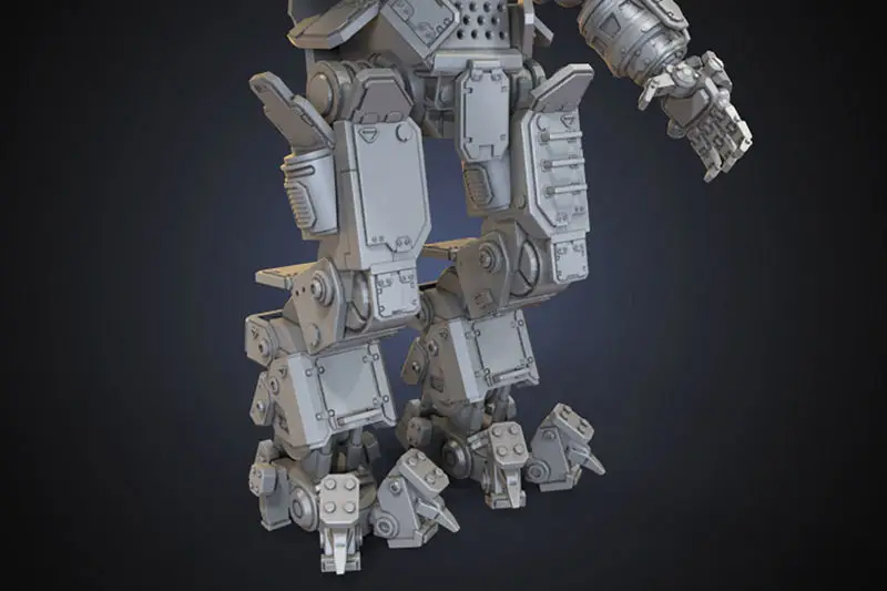 Bitevní robot Atlas Titan Figure 3D tiskový model STL