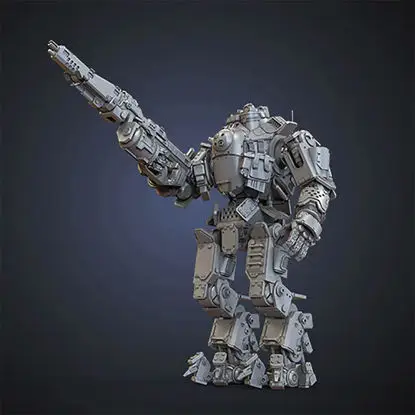 Robot de luptă Atlas Titan Figure 3D Print Model STL