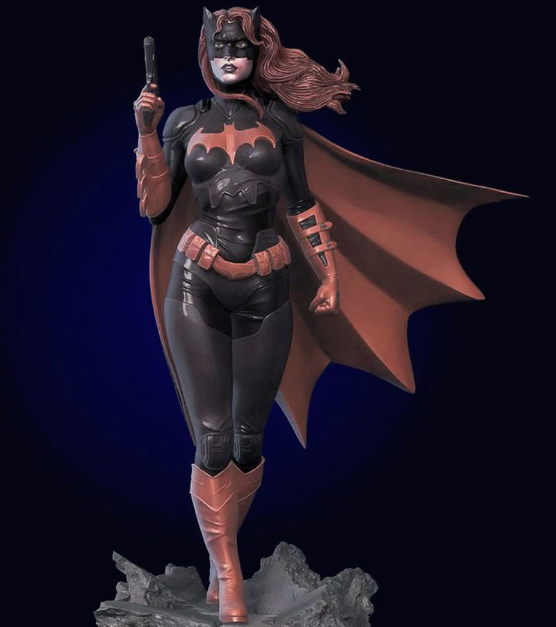 Batwoman 3D-Modell bereit zum Drucken STL