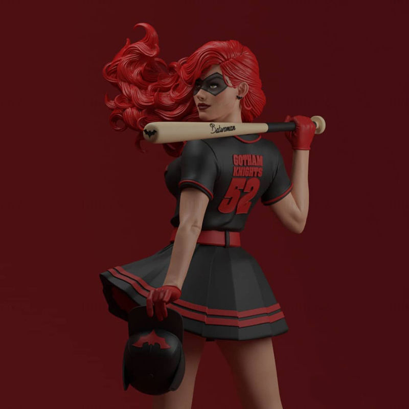 Modelo 3D Batwoman pronto para imprimir STL