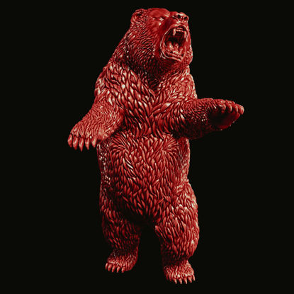 مدل پرینت سه بعدی خرس STL