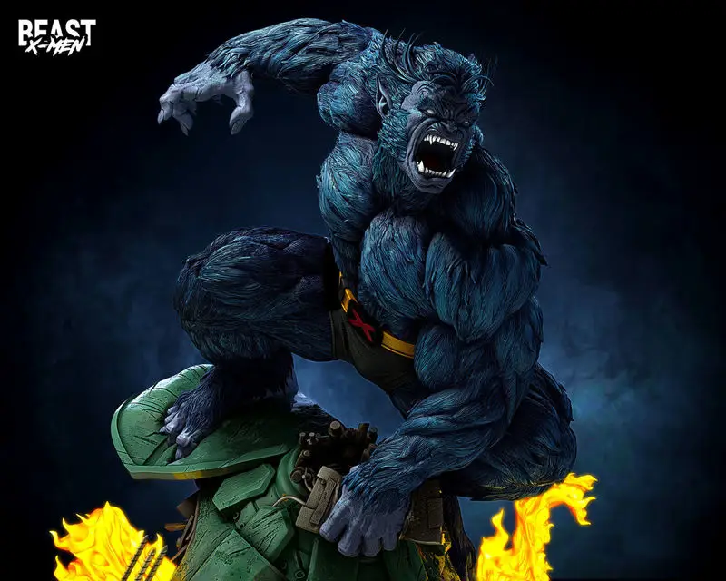 Beast X-Men Statue 3D Printing Model STL
