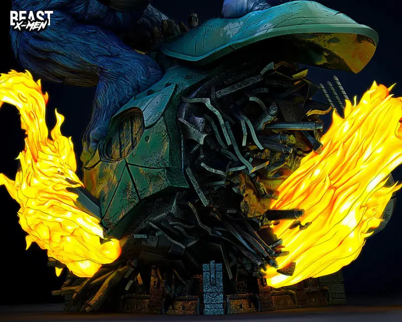 Beast X-Men Statue 3D Printing Model STL
