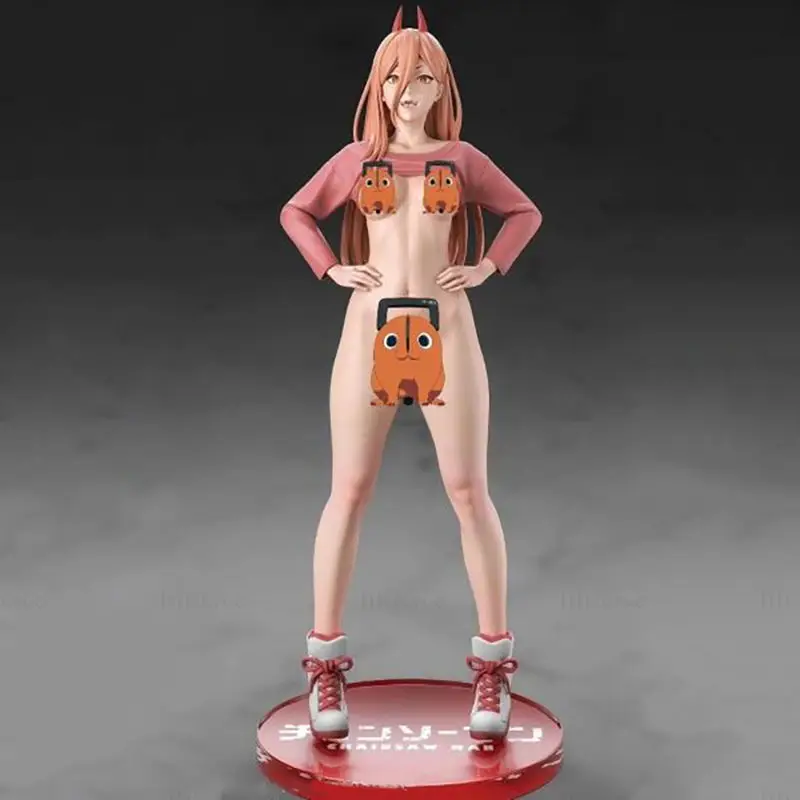 Beautiful Demon Girl Figure NSFW 3D Print Model STL