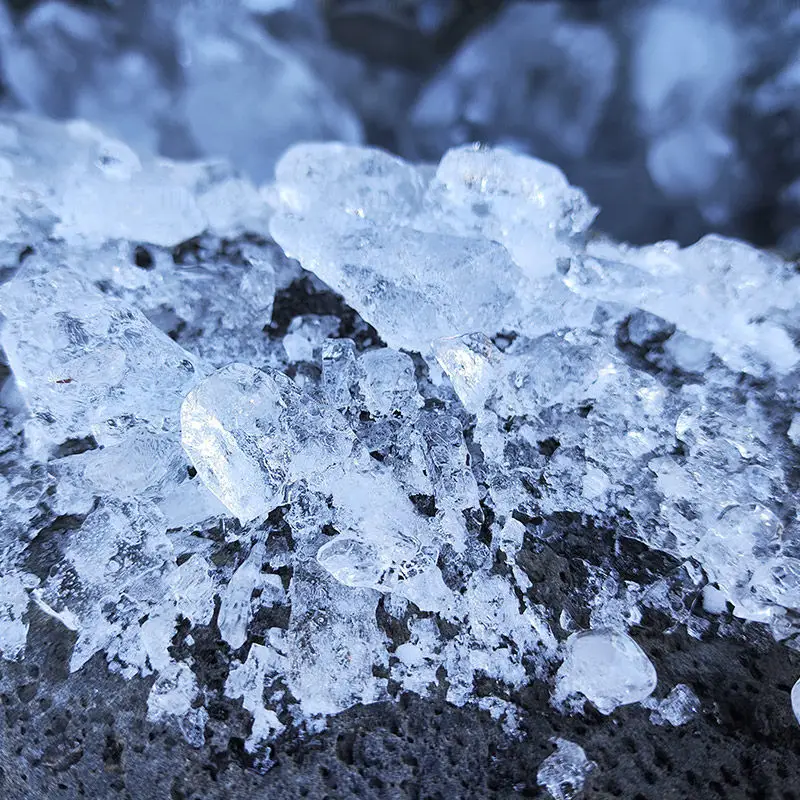 Hermosa foto de hielo