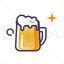 Beer mug vector